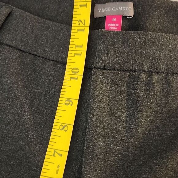 VINCE CAMUTO Style 9199348 Dark Heather Grey Thick Viscose± Warm Pant Size 14 - Picture 13 of 14